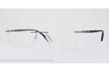 Image of Persol PO2428V Eyeglass Frames 1011-52 - Gun Metal Frame, Demo Lens Lenses
