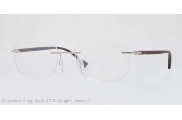 Image of Persol PO2428V Eyeglass Frames 1021-52 - Silver Frame, Demo Lens Lenses
