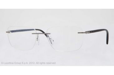 Image of Persol PO2428V Eyeglass Frames 1030-52 - Matte Gunmetal Frame, Demo Lens Lenses