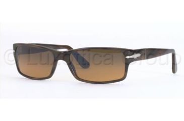 Image of Persol PO2747S Sunglasses 562/3C-5416 - Dark Horn Brown Crystal Orange Gradient