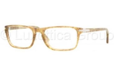Image of Persol PO2972V Eyeglass Frames 932-5117 - Spotted Brown Crystal 