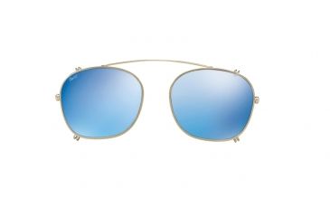 Image of Persol PO3007C Eyewear Accessories 905/55-50 - Light Gold Frame, Blue Mirror Blue Lenses