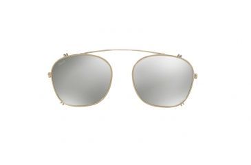 Image of Persol PO3007C Eyewear Accessories 905/6G-50 - Light Gold Frame, Light Grey Mirror Silver Lenses