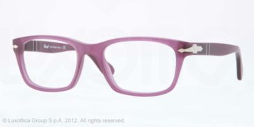 Image of Persol PO3012V Eyeglass Frames 990-54 - Matte Violet Frame, Demo Lens Lenses