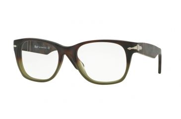Image of Persol PO3039V Eyeglass Frames 9030-52 - Havana Gradient Green Frame