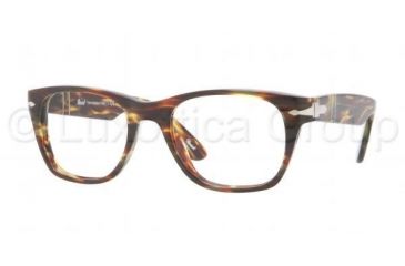Image of Persol PO3039V Eyeglass Frames 938-5219 - Green Striped Frame