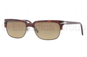 Image of Persol PO3043S Sunglasses 24/81-5418 - Havana Frame, Photo Polarized Brown Lenses