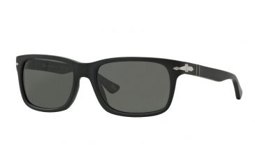 Image of Persol PO3048S Sunglasses 900058-55 - Black Antique Frame, polar grey Lenses