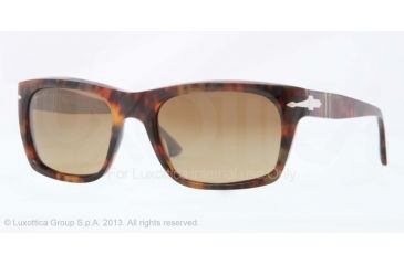 Image of Persol PO3065S Sunglasses 901681-55 - Coffee Frame, Brown Grad Photo Polar Lenses