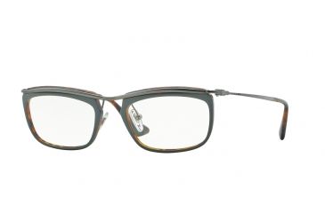Image of Persol PO3084V Eyeglass Frames 1007-53 - Top Green/matte Havana Frame