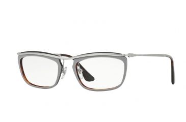 Image of Persol PO3084V Eyeglass Frames 1008-53 - Top Grey/matte Havana Frame