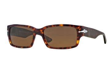 Image of Persol PO3087S Sunglasses 24/57-58 - Havana Frame, Brown Polarized Lenses