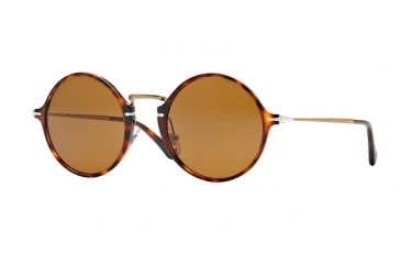 Image of Persol PO3091SM Sunglasses 24/33-49 - Havana Frame, Brown Lenses
