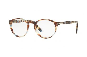 Image of Persol PO3092V Eyeglass Frames 9050-48 - Azure Brown Frame