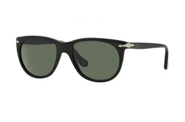Image of Persol PO3097S Sunglasses 95/31-51 - Black Frame, Green Lenses