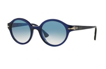 Image of Persol PO3098S Sunglasses 181/3F-47 - Blue Frame, Blue Gradient Lenses