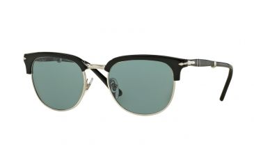 Image of Persol PO3132S Sunglasses 95/4N-51 - Black Frame, Blue Photo Polar Lenses