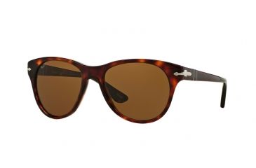 Image of Persol PO3134S Sunglasses 24/57-54 - Havana Frame, Brown Polarized Lenses