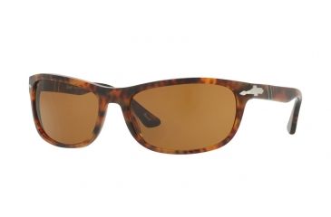 Image of Persol PO3156S Sunglasses 108/33-63 - Caffe' Frame, Brown Lenses