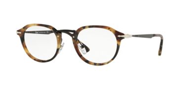 Image of Persol PO3168V Eyeglass Frames 1071-48 - Tortoise Brown Ice Frame