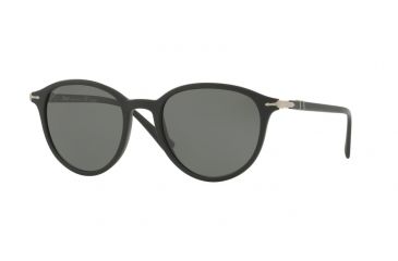 Image of Persol PO3169S Sunglasses 104258-50 - Matte Black Frame, Polar Green Lenses