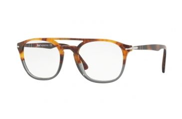 Image of Persol PO3175V Eyeglass Frames 9044-52 - Fuoco E Ardesia Frame