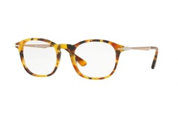 Image of Persol PO3179V Eyeglass Frames 1052-49 - Brown/beige Tortoise Frame