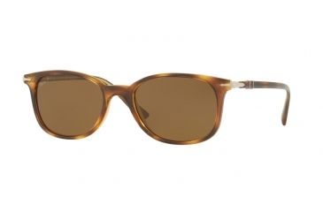 Image of Persol PO3183S Sunglasses 104357-52 - Havana Frame, Polar Brown Lenses