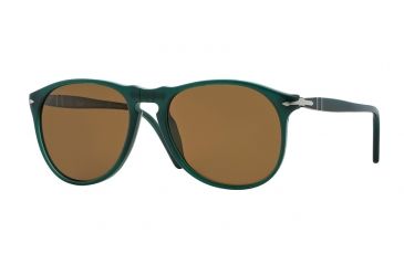 Image of Persol PO9649S Sunglasses 101357-52 - Ossidiana Frame, Polar Brown Lenses