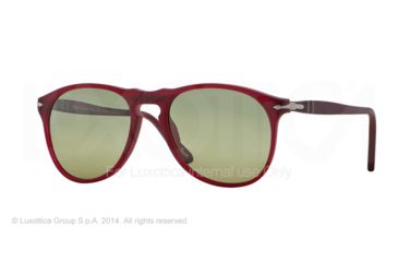Image of Persol PO9649S Sunglasses 902183-52 - Granato Frame, Green Gradient Photopola Lenses