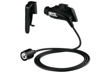 Image of Petzl NAO Headlamp Belt Clip Extension Cord, Black, N/A E36R10