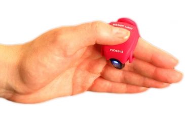 Image of Phoebus Tactical ML-1 LED Mission Light Finger Flashlight, Red, Small ML-1/R