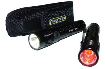 Image of Photon Proton Pro, Black Aluminum Body, White and Red LEDs, 1 x AA PH-PPRO