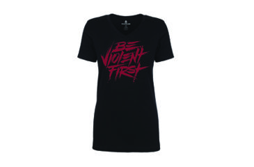 Image of Pipe Hitters Union Womens XL PHU Be Violent First Short Sleeve Shirt, Black, XL, PHUPT208WB-XL