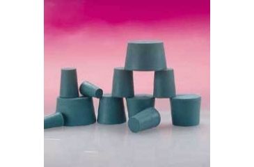 Image of Plasticoid Green Neoprene Stoppers, Solid 000M350