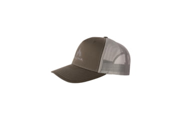 Image of Pnuma Outdoors Lifestyle Five Panel Mesh Trucker Cap - Mens, Beetle/Quarry, OSFM, P608BQ