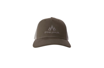 Image of Pnuma Outdoors Lifestyle Five Panel Mesh Trucker Cap - Mens, Beetle/Quarry, OSFM, P608BQ