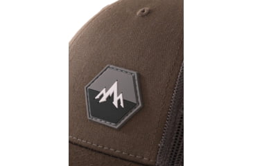 Image of Pnuma Outdoors Lifestyle Mesh Trucker Cap Side Patch - Mens, Brown, OSFM, P608T