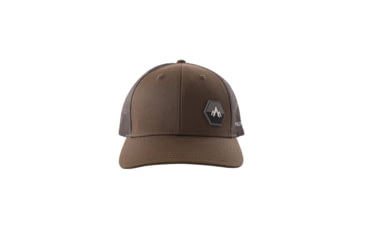 Image of Pnuma Outdoors Lifestyle Mesh Trucker Cap Side Patch - Mens, Brown, OSFM, P608T