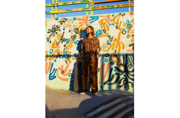 Image of Poler Aloha Shirt, Medium, Orchid Floral Black, 221APM3002-Orchid Floral Black-M