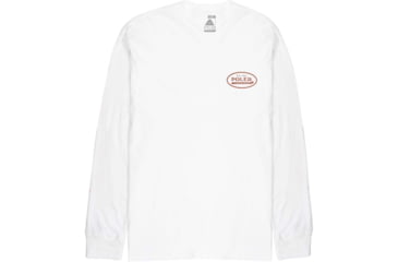 Image of Poler Brand Brand Long Sleeve Shirt, 2XL, White, 214APM2204-White-XXL