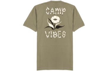 Image of Poler Floral Vibes T-Shirt, Medium, Military Green, 221APM2007-MILITARY GREEN-M