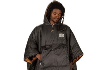 Image of Poler Poncho, Black Ginger Critter, One Size, 212ACU5601-BLGCRITTER-O/S