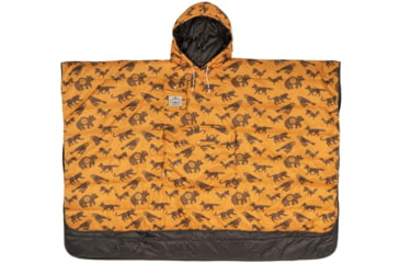 Image of Poler Poncho, Black Ginger Critter, One Size, 212ACU5601-BLGCRITTER-O/S