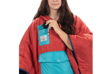 Image of Poler Poncho, Blueberry/Cherry, One Size, 214ACU5601-BlCherry-O/S