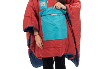 Image of Poler Poncho, Blueberry/Cherry, One Size, 214ACU5601-BlCherry-O/S