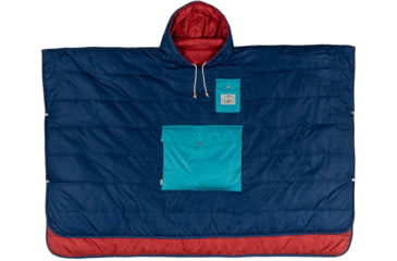 Image of Poler Poncho, Blueberry/Cherry, One Size, 214ACU5601-BlCherry-O/S
