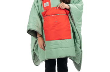 Image of Poler Poncho, Moss/Rapids, One Size, 214ACU5601-Moss/Rapids-O/S