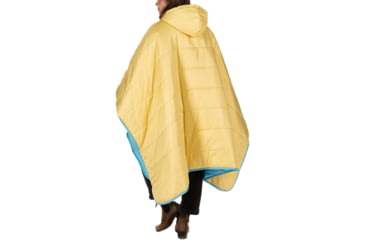 Image of Poler Poncho, Powder Blue Daisy, One Size, 212ACU5601-PBlDaisy-O/S
