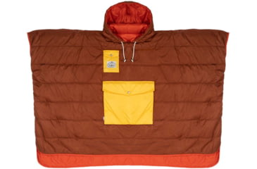 Image of Poler Poncho, Sunset Orange, Small/Medium, 221ACU5601-Sunset Orange-S/M